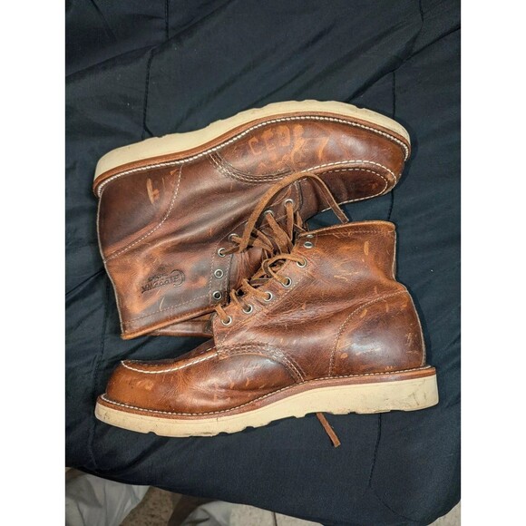 Chippewa Tan Renegade 1901M22 Vibram Sole Moc Toe Boots - Picture 1 of 5
